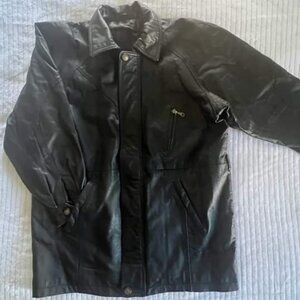 Women's Size 20 Sergio Vadducci Full Zip Insulated Leather Jacket